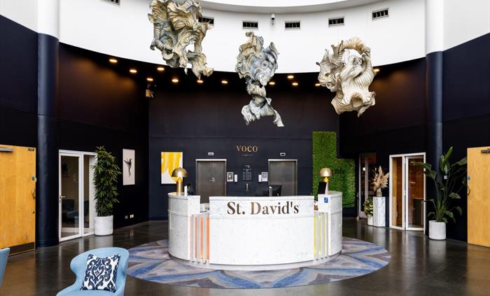 voco St David's Hotel lobby